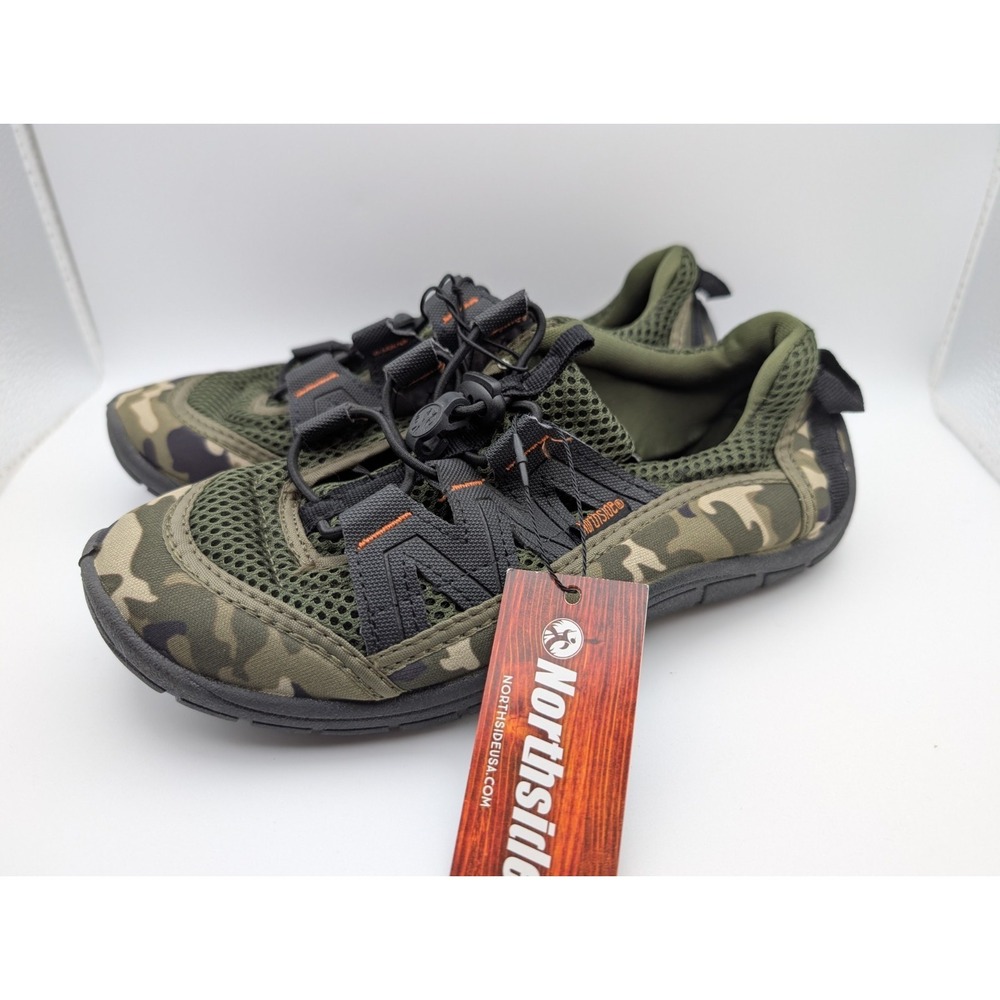 Northside Water shoes Kids Size 4 Brand New Green Camouflage NWT